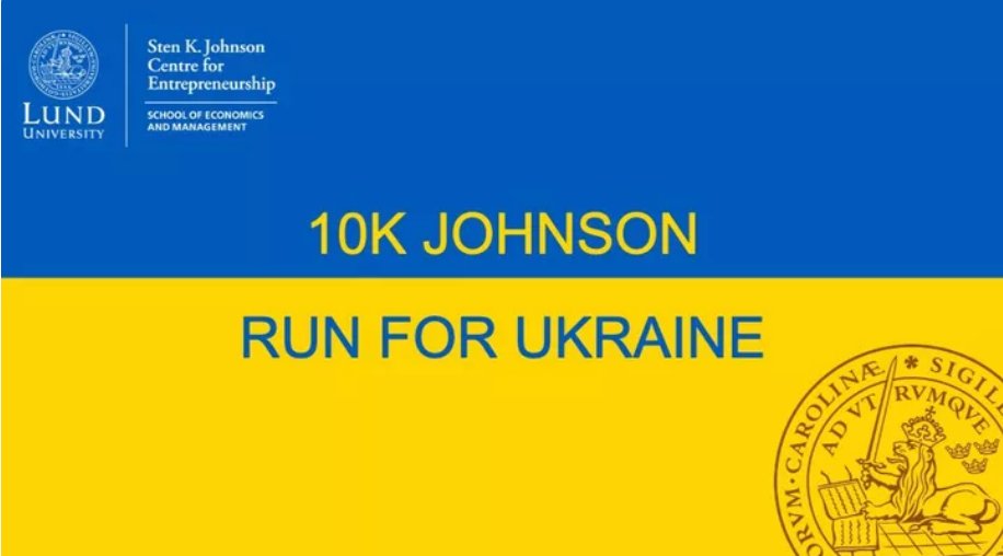 LU_entrepreneur's tweet photo. The "10K Johnson: Run for Ukraine" is an initiative organized by our students. Read more: https://t.co/3WvAge1q1g Donate: https://t.co/iXcgWXDmVW https://t.co/aM0Z4U29Hp