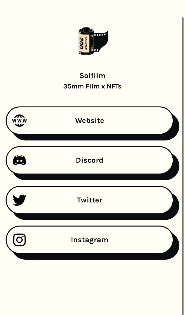 SolfilmNFT's tweet photo. Here’s the link to our linktree!!! 

All the links you need for SOLFILM is here !!! Check it out!

https://t.co/JfLxh7zpo1 https://t.co/wfxY9Wdynk