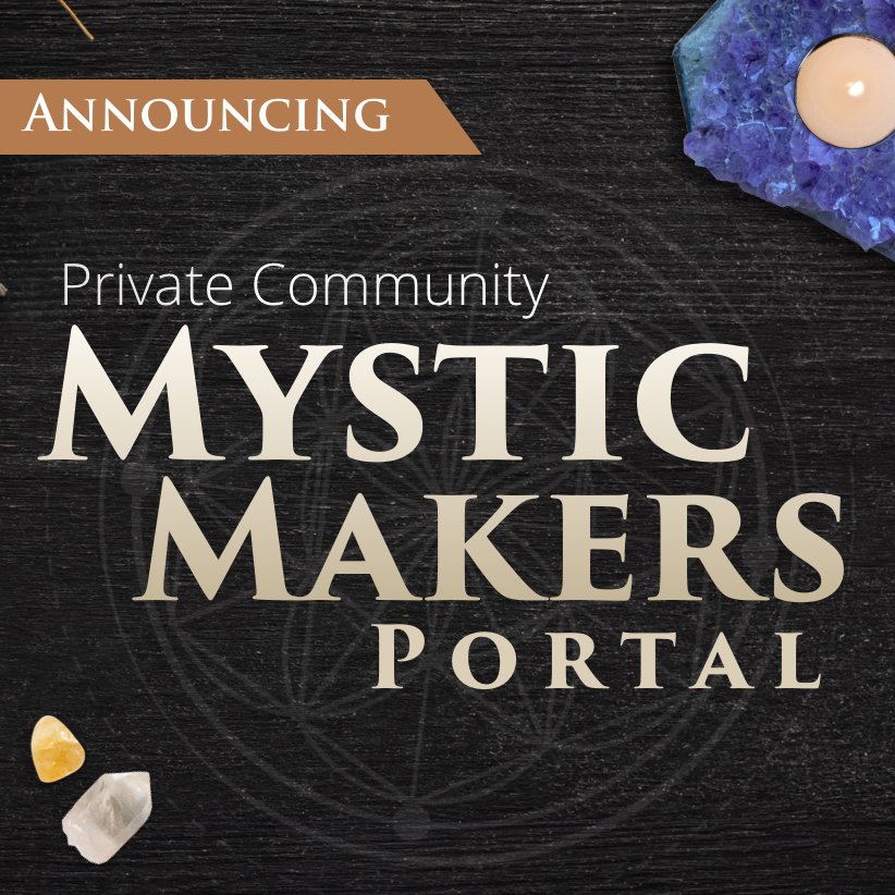 If you're a #mystic #tarotreader #supernatural #biz #spiritual + you want to learn to thrive off FB/Insta, consider joining free meetup group. Helping mystics reconnect to their personal magic to grow their confidence and their income. 
Mystic Makers Portal