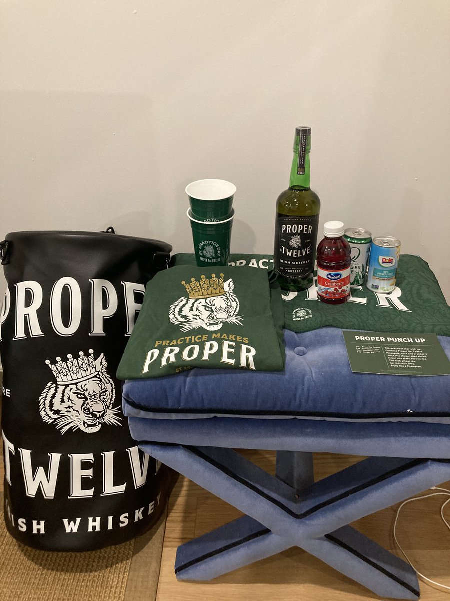 sarahsolfails's tweet photo. Thanks @ProperWhiskey — I will be diving into this momentarily #StPracticeDay https://t.co/rZdcT8cCoo