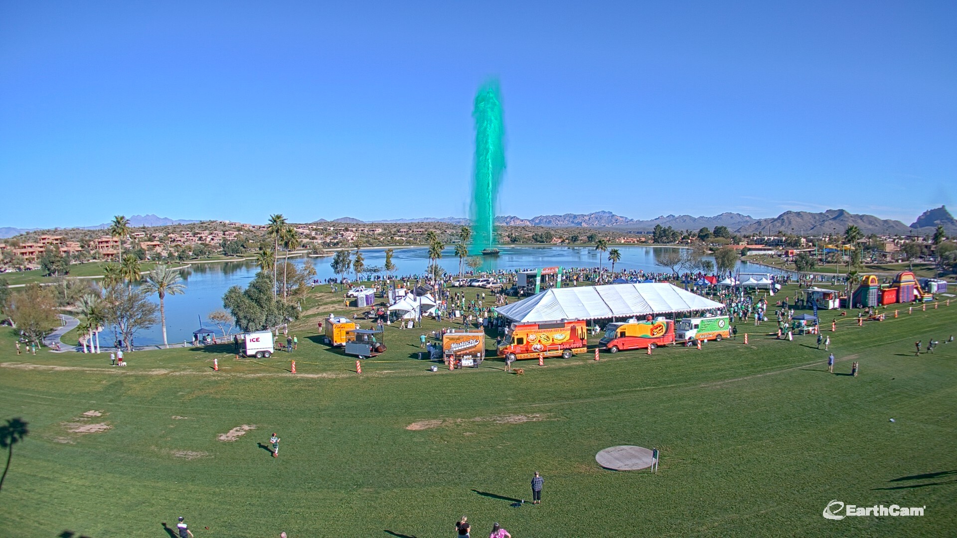 EarthCam on Twitter "Fountain Hills, AZ started the SaintPatricksDay