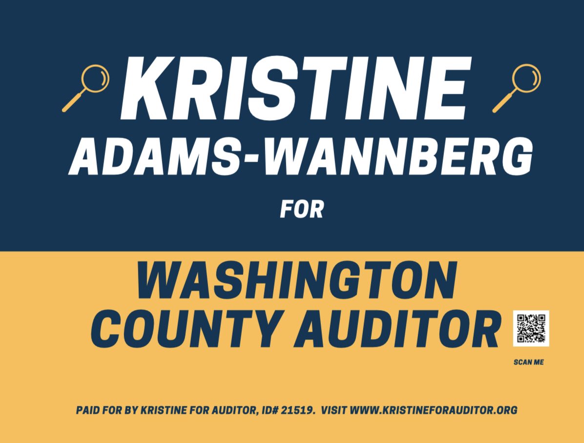 Elect_KristineA's tweet photo. Did you get my campaign yard sign? Let me know if you want one! #washingtoncountyOR https://t.co/qdjPAkBBM2
