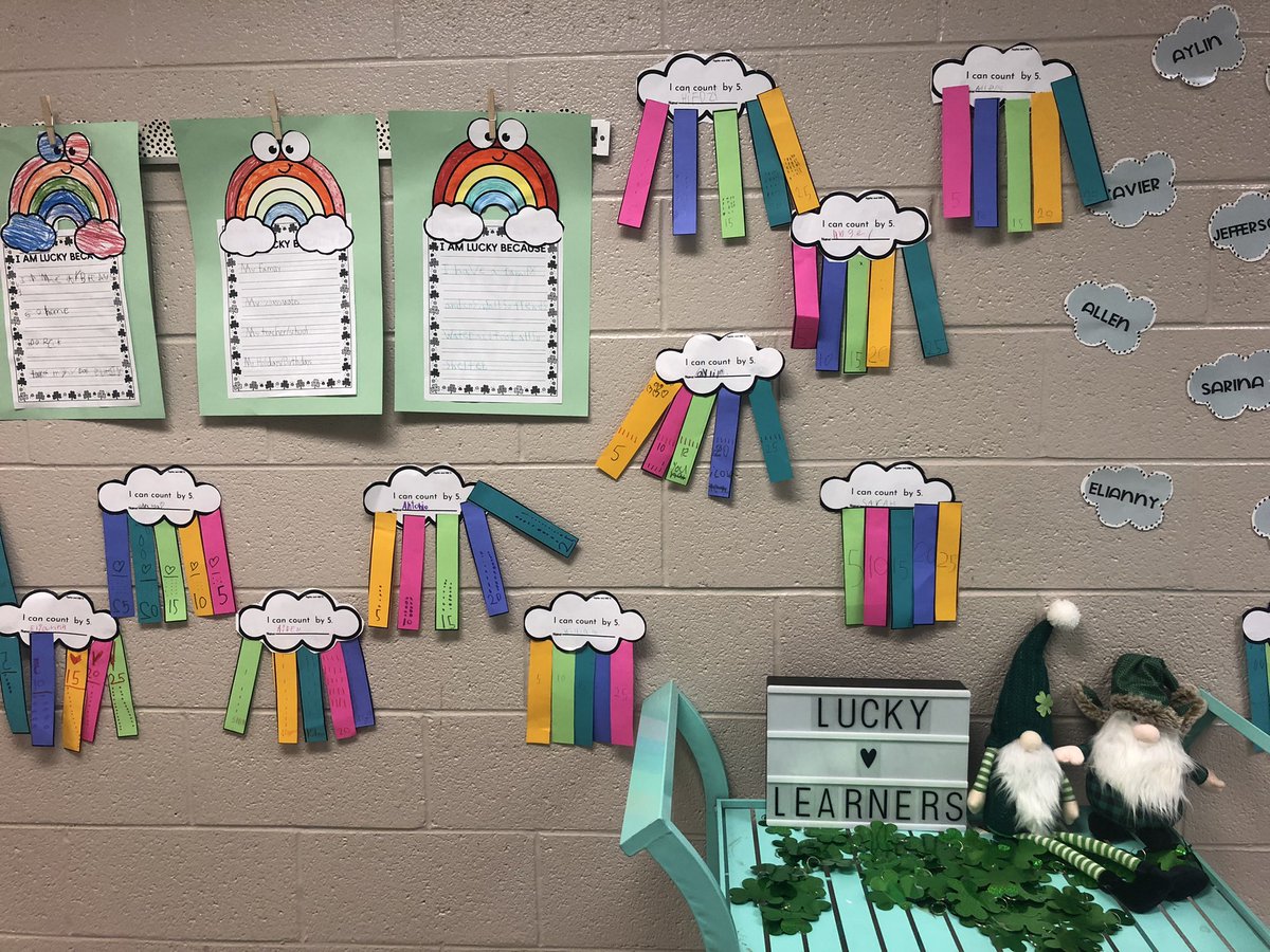 Lucky learners enjoying some St. Patrick’s Day themed learning 🍀🤍 #fhhighlights #HappyStPatricksDay