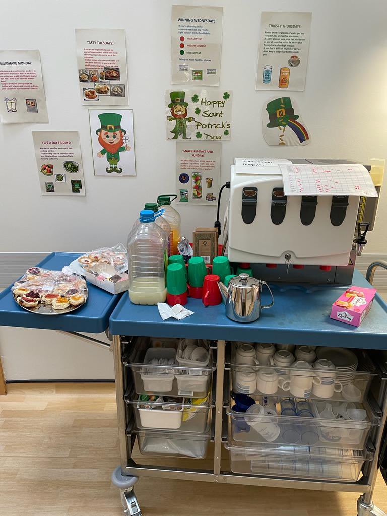 ☘️☘️☘️Nutrition and hydration week feat St Patrick’s day ☘️ ☘️☘️
#NutritionAndHydrationWeek 
#stpatricksday2022 
<a href="/dietitians_lpt/">LPT Dietitians</a> <a href="/SharonDuffin6/">Sharon Duffin</a> <a href="/CHSInpatientLPT/">CHS Inpatient Wards</a> <a href="/LPTnhs/">Leicestershire Partnership NHS Trust</a> <a href="/SteeleMand/">Mandy Steele</a> <a href="/HansaVaria/">Hansa Varia</a> <a href="/lisafarmer1966/">Lisa farmer</a>