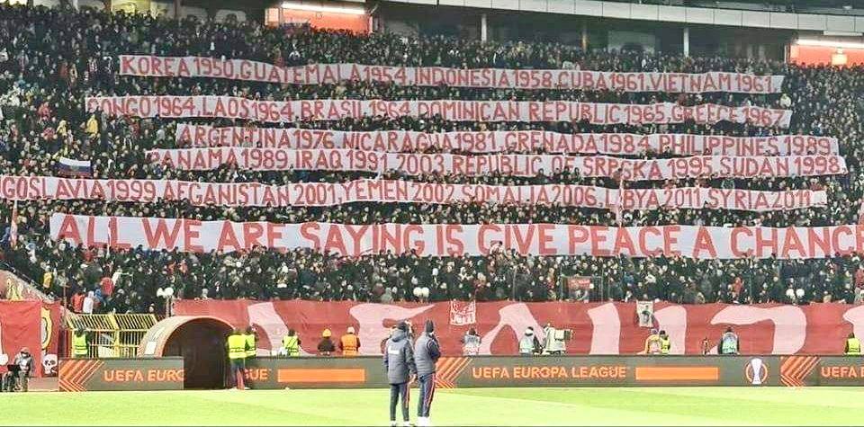 Evolutionary77_'s tweet photo. Serbian football fans... https://t.co/xJWSJAxCHe
