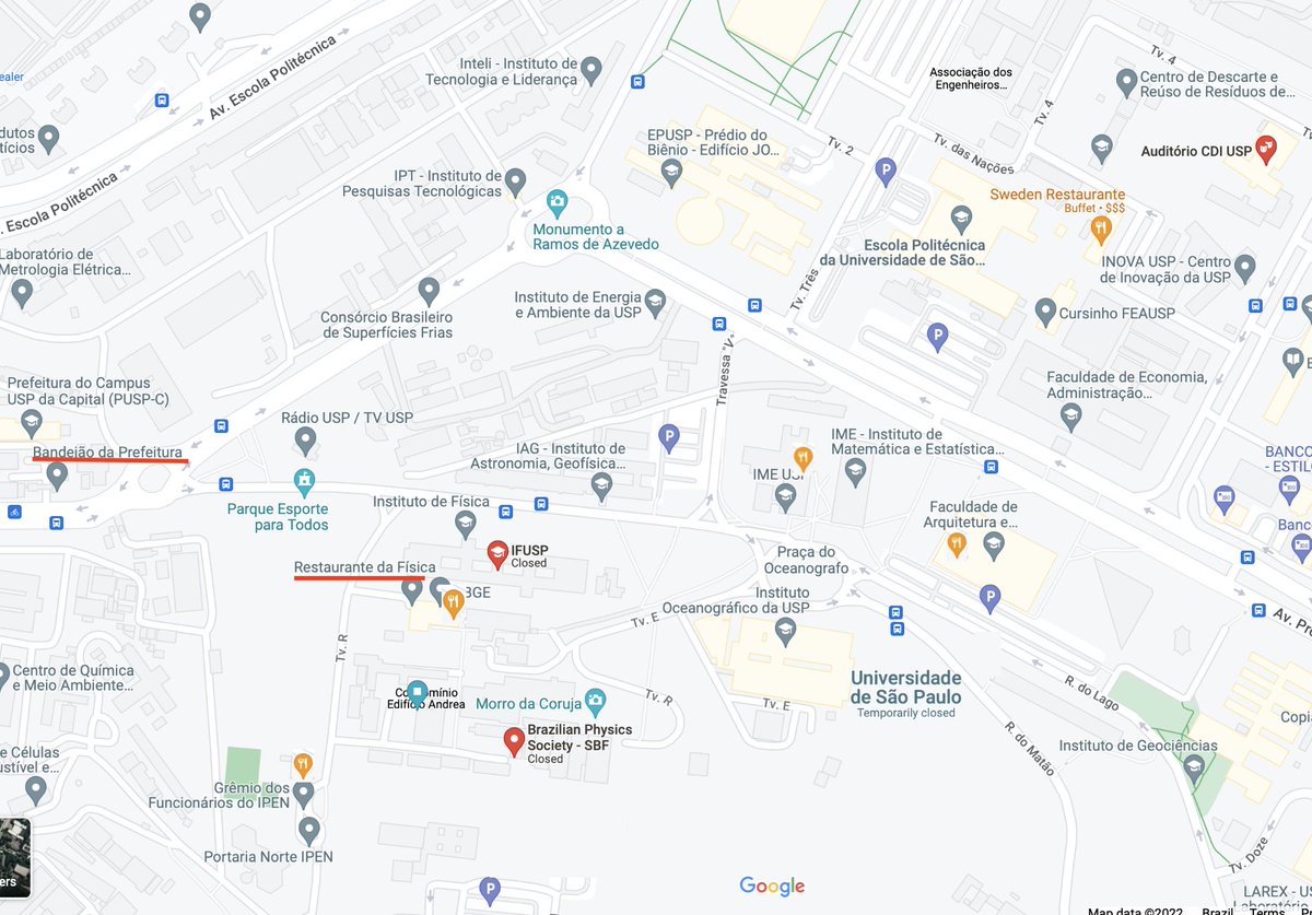 EOutonoSBF's tweet photo. Eating on Campus: In orange you can see some of the options of restaurants. In red, the discount restaurants of the university that you may chose by the agreement. 
Please fill the form at https://t.co/GKPlghKZr7 https://t.co/ivSimK2zPc