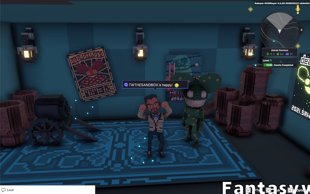 ManuelF50128026's tweet photo. @TheSandboxGame @deadmau5 I just participated in the daily #SandboxAlphaS2Contest for a chance to earn up to 1,000 $SAND! Starting March 17 - Selfie with Deadmau5. Check out my screenshot below!
👇 #SandboxAlphaS2 https://t.co/29igq3ze1o