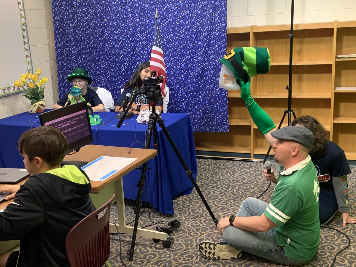 We had the luck o' the Irish today! St. Patrick's Day wouldn't be complete without a visit from Mr.Milk Gallon! <a href="/myccs/">Carmel Clay Schools</a> <a href="/SREPTO/">SRE PTO</a> <a href="/SmokyRow1/">Smoky Row Elementary</a>