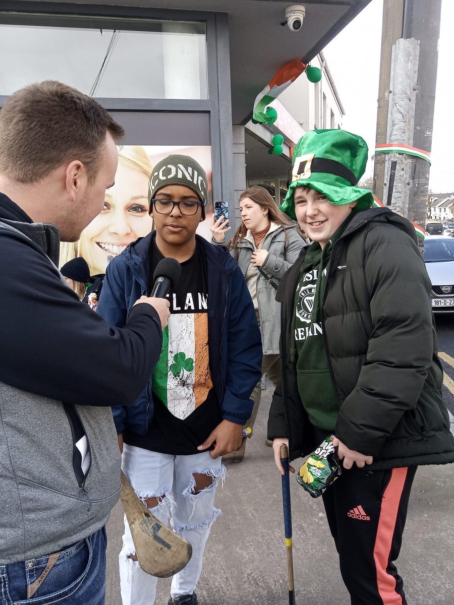 PurdueAg's tweet photo. Students from @PurdueAg and Polytechnic Institute on a study abroad trip to Ireland volunteered in the revival of Kinvara in County Galway’s first St. Patrick’s Day parade in two years. #boilersabroad https://t.co/ysmBnGRehs