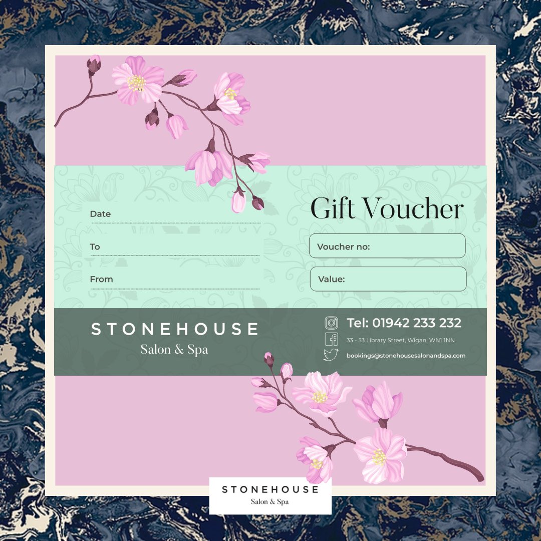 🌸Mother’s Day is less than 2 weeks away🌸

If you’re thinking of present ideas you can purchase our gift vouchers from the salon😃

We’ll be back open from the 23rd so feel free to pop in towards the end of next week

#wiganhairsalon #giftvouchers #wigan #stonehousesalonandspa