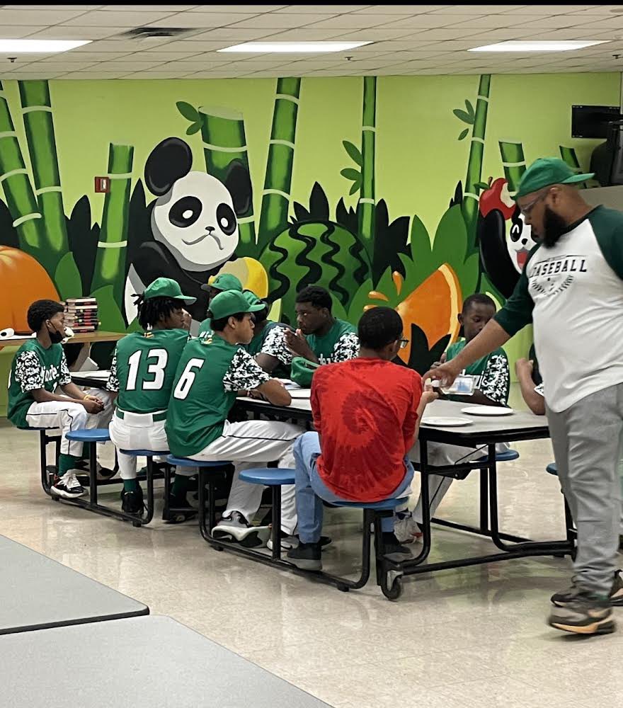 HylaMonet's tweet photo. In the wise words of former AtlFalcons player, the great Deion Sanders &amp; one of my wonderful teachers, “If you look good, you feel good, If you feel good, you play good…”
Sending 💚 to the Kindezi West Baseball team @ their season opener! #WestisBlessed 🐼 @KindeziSchool https://t.co/bngCm6CD9x