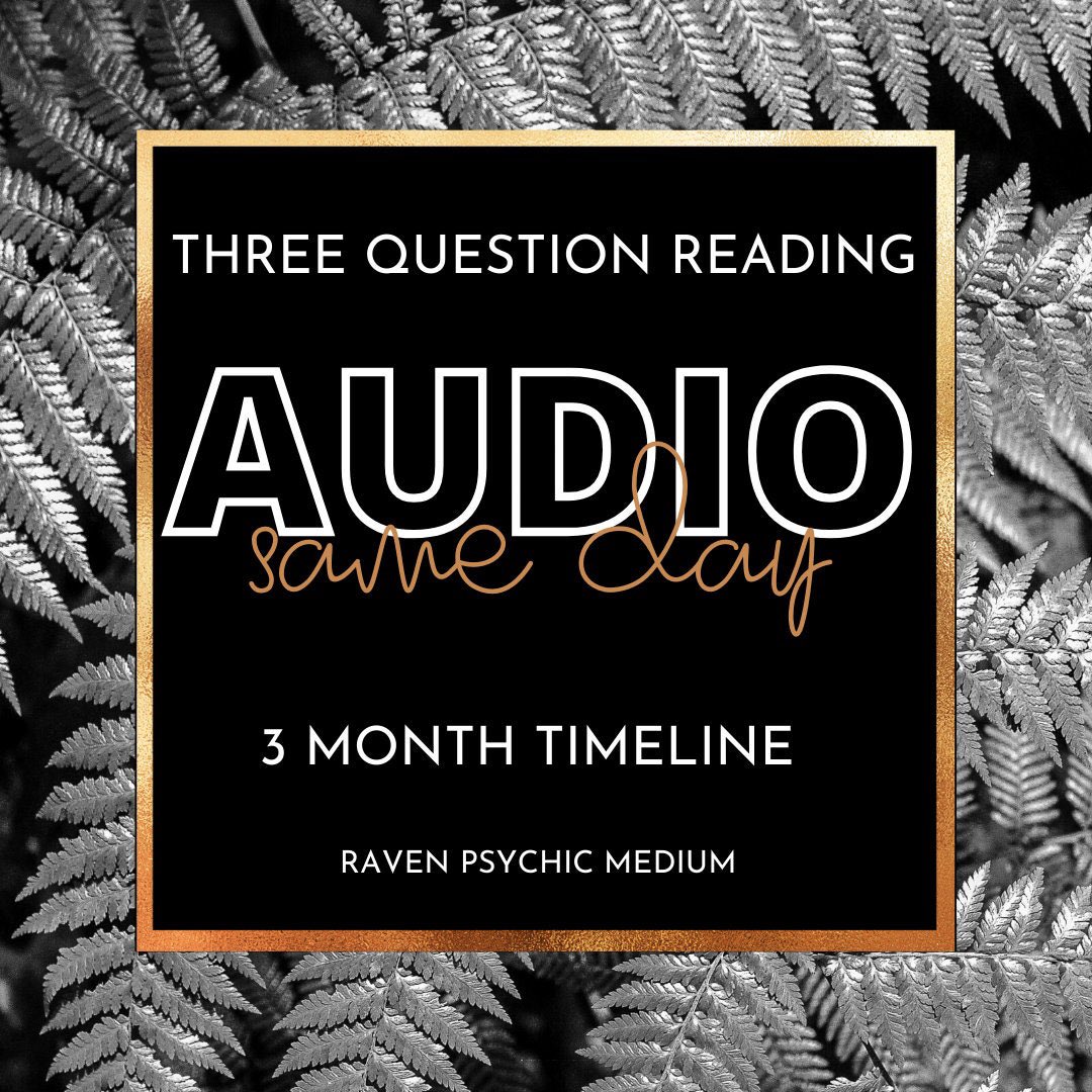 ravenpsychic_'s tweet photo. Excited to share this item from my #etsy shop: Top UK Psychic | SAME DAY 3 Question Psychic Reading | 3 Question Audio Reading | Telepathy Channeled reading https://t.co/262nQYkTYl
#psychic #psychicreading #audioreading #topukpsychic https://t.co/9ziqY7K0no