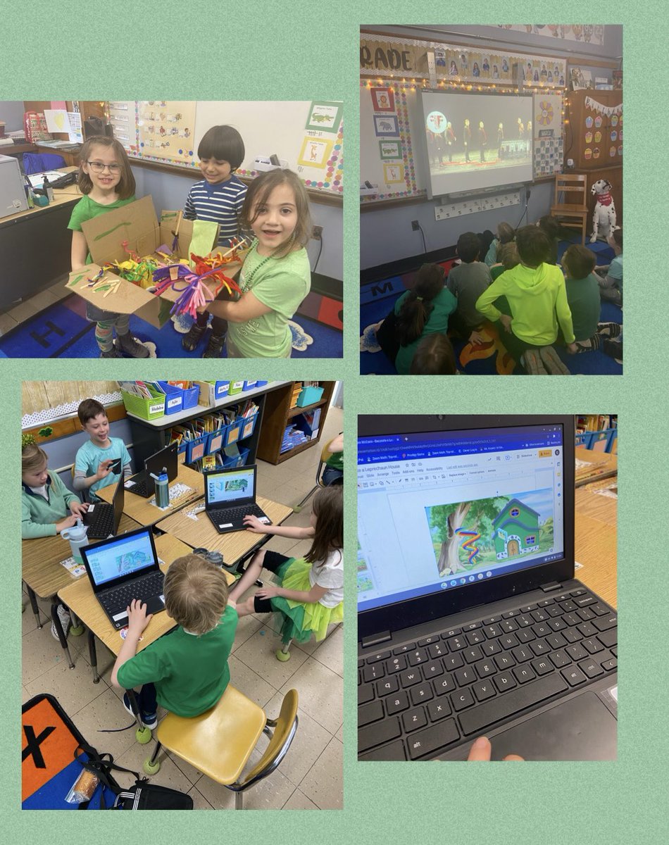 I feel like the luckiest teacher to have these firsties as my students🥰 our day was filled with creative writing, learning about Irish step dancing, setting leprechaun traps and of course gold coins!! #NavesinkLeads #NavesinkLearns