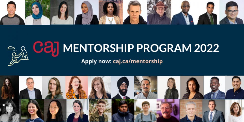 ⏰One day left to apply to @caj's 2022 Mentorship Program. Student journalists, those starting their career, and professionals at any career stage looking to develop new skills are encouraged to apply: caj.ca/Mentorship