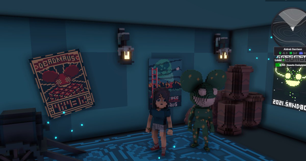 CeresatoElena's tweet photo. @TheSandboxGame @deadmau5 I just participated in the daily #SandboxAlphaS2Contest for a chance to earn up to 1,000 $SAND! Starting March 17 - Selfie with Deadmau5. Check out my screenshot below!
👇 #SandboxAlphaS2 https://t.co/PlZ9z5C7b5