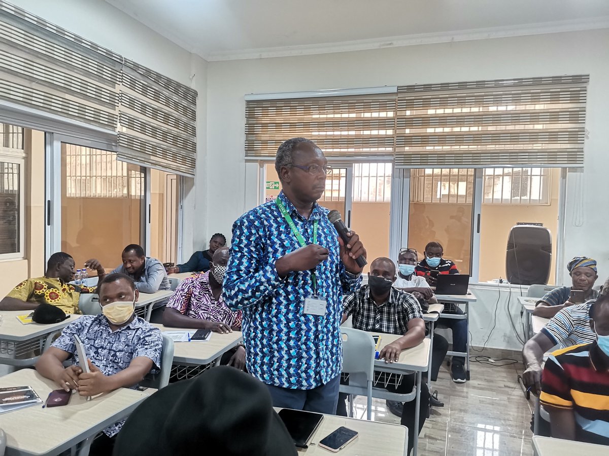 FAOGhana's tweet photo. It was a dream come true to bring all actors in the meat #valuchain together to dicuse the devlopment of veterinary #education in Ghana, thanks to FAO - Dean of the @SVM_Knust Prof Benjamin Obukowho Emikpe https://t.co/VDPnPYyueP