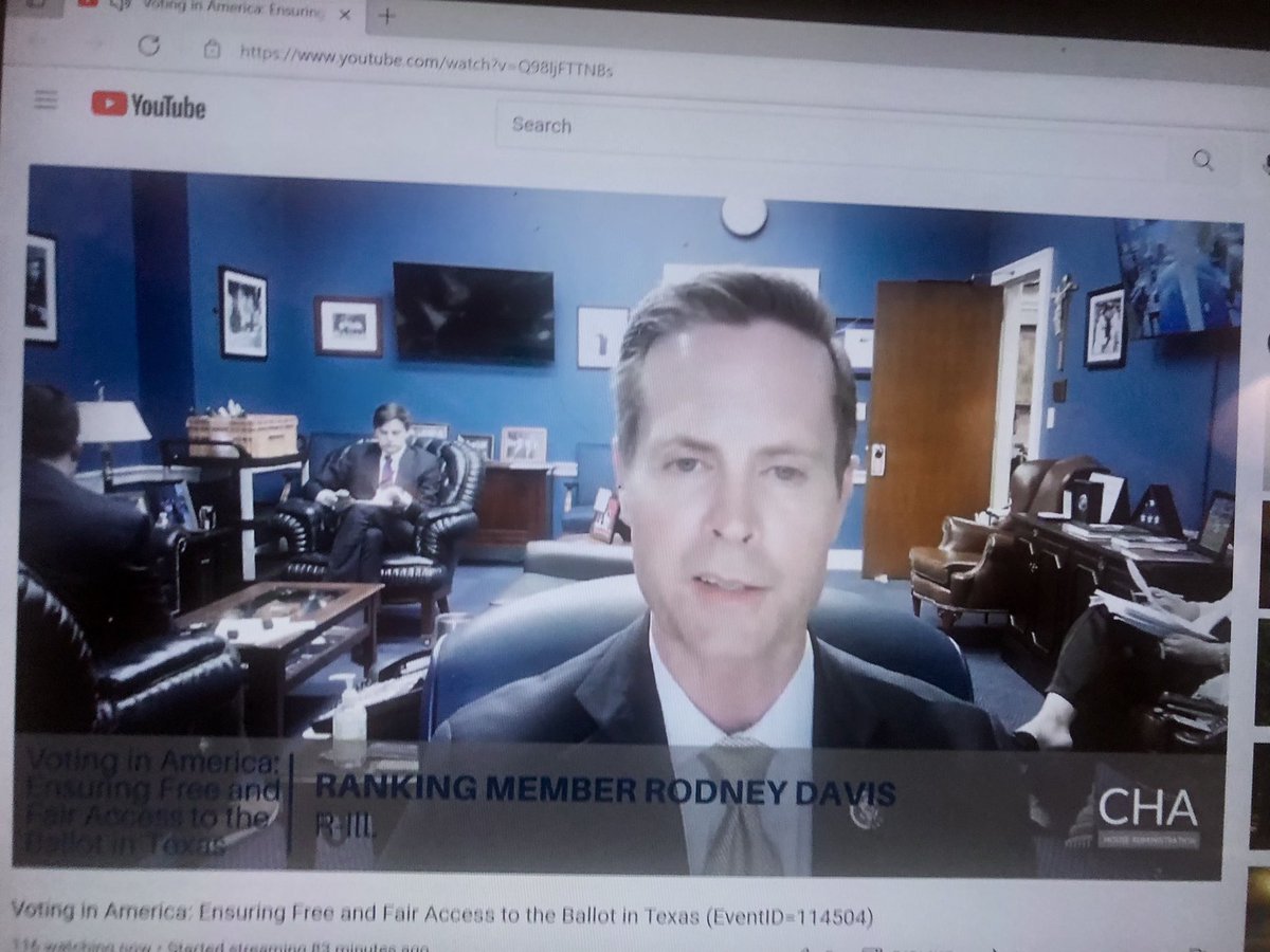 The US Administration House Committee hearing today is reveals how the new Texas Election Law is good for voters and good for Texas! SB1 provides protections that  ensure it’s #EasyToVote and #HardToCheat. Thank you to @RodneyDavis for your committee leadership. #ProtectTheVote