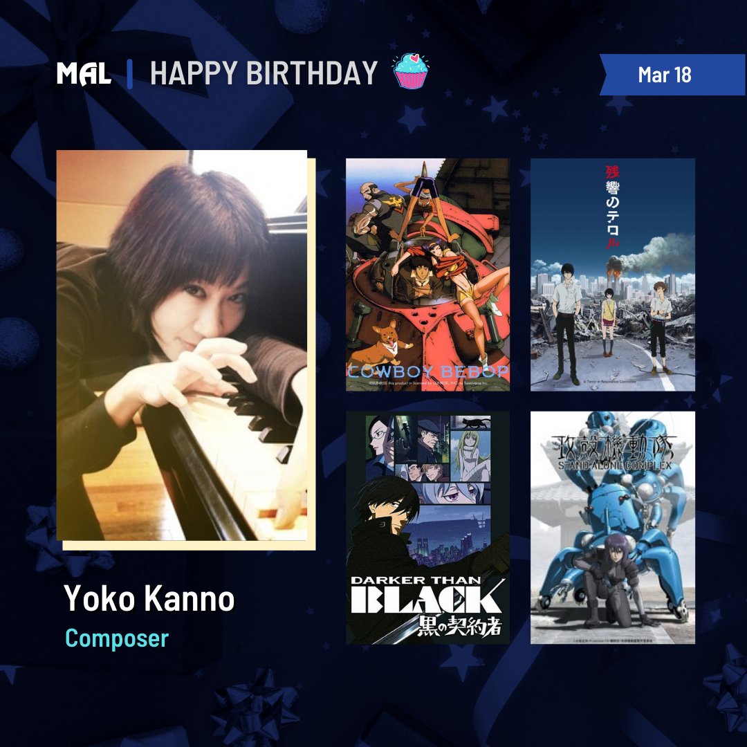 Happy birthday to Yoko Kanno! Full profile:  