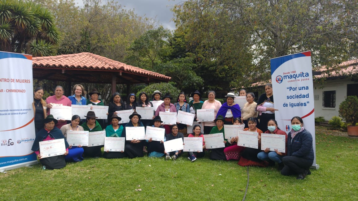 Fund_Maquita's tweet photo. Impulsamos la construcción participativa de propuestas para alcanzar una #SociedaddeIguales. En #Colta en coordinación con @FLACSOec  #Redfe Mcpio.#Colta @RedMujeresColta realizamos  Encuentro "Mecanismos de #Prevención de #Violencia y Auto cuidado" @eLankidetza @caritas_bizkaia https://t.co/PAnQJFu4uw