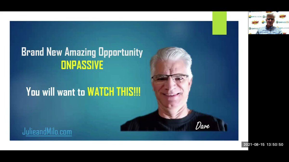 tommyhauer's tweet photo. #HowToJoinOnpassive #OfoundersNet #OnpassiveCompany #OnpassiveNews #OnpassiveReviews (ONPASSIVE Presentation by Dave Andjelic for the Julie and Milo Show #ONPASSIVE, #JULIEANDMILO #MRASH) Watch here:>>> https://t.co/PmhL08sbBW https://t.co/yUNizmFf5L