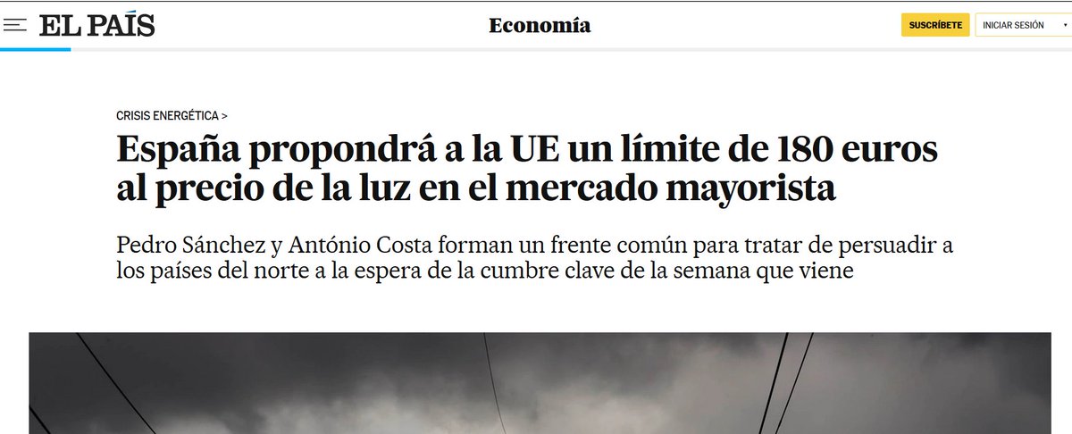 otero_mikel's tweet photo. Espero que a nadie se le ocurra "vender" la propuesta de limitar el MWh a un máximo de 180 € como un logro.
Supone un 530% de incremento sobre el precio medio  de 2020 (33,9€).
Sacar el gas del sistema marginalista sí nos acercaría. 
El resto es una estafa. https://t.co/Zfo7NIw4qI