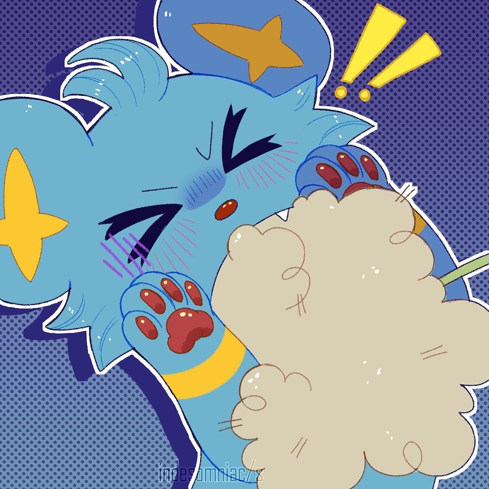 me want bite! me want plant corn dog delight! (commission for my friend zack!)
#shinx #pokemon #Commission