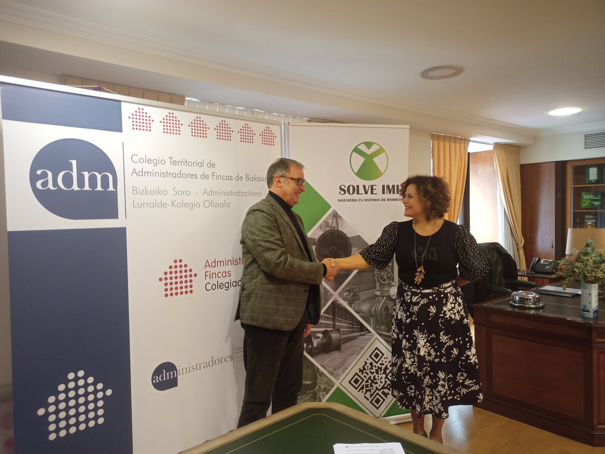 ImiSolve's tweet image. @ImiSolve y @CAFBizkaia  Firman acuerdo de colaboración como ingeniería y asesoramiento en los sistemas de bombeo en las comunidades de propietarios.
#bombas #achique #pozo #sumergible #presión #ACS  #grupodepresión #pluvial #fecales