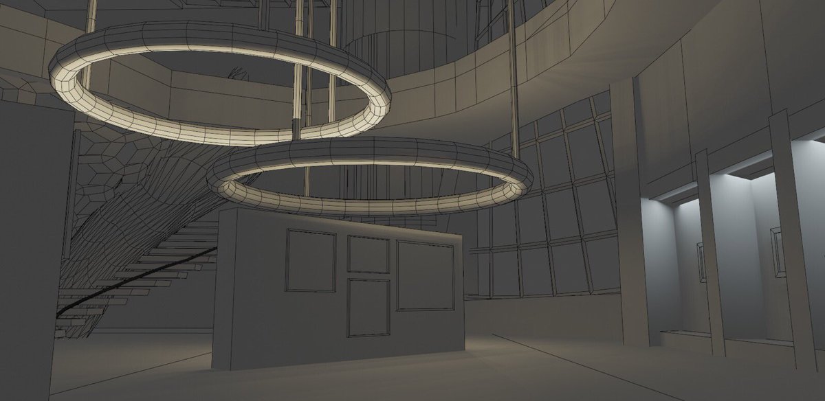 Environment concept art! We think a comic book art style would fit very well with our heist themed game :) what do you think? Would you want to see us remake this in 3D with post processing effects? #gamedev #indiegame #Blender3d #indiedev