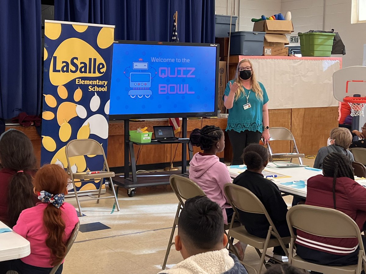 LaSalleElem's tweet photo. Thank you @scientificduet and Ms. Davis for supporting our students with the  Science Quiz Bowl! https://t.co/BM1nFzKpbU