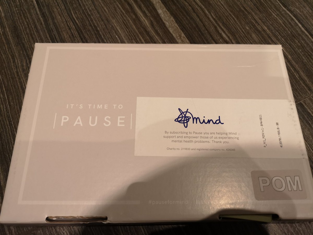 thelongestone's tweet photo. Well, my first #PauseForMind subscription is lovely! https://t.co/vTAOs5GKXD