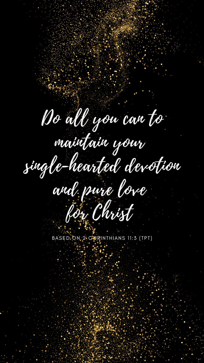 PastorTimThomas's tweet image. Single-hearted devotion and pure love for Christ