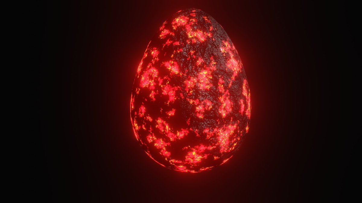 DragonNFT2022's tweet photo. A new discovery has been made! Not too long ago this Magma Dragon Egg was found at the base of a nearby volcano. This is a sneak peek at our prerelease collection before our main collection. #NFTs #NFTCommunity #NFTGiveaways #nftart #NFTCommmunity #NFTdrop https://t.co/swzpzUCz3B