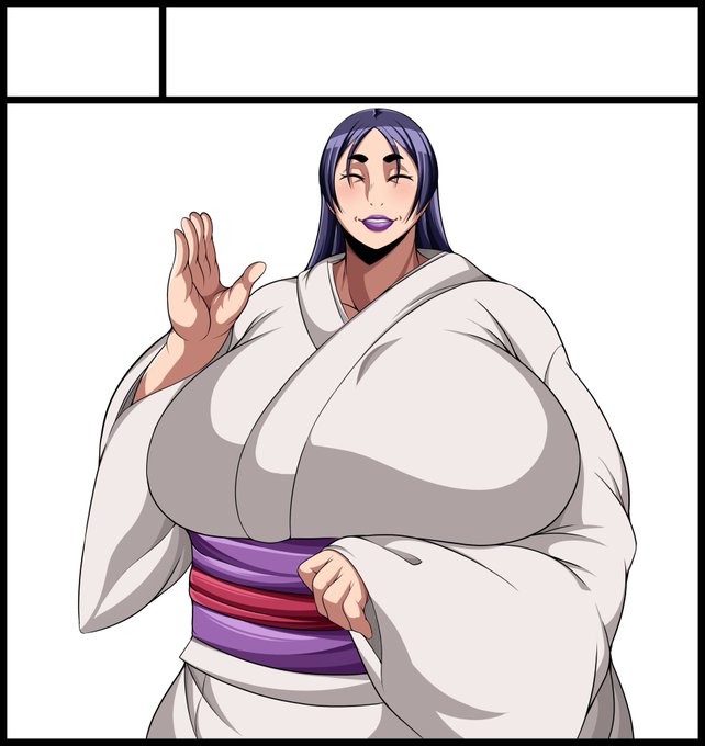 サクカ用に頼光オババをipadで塗り塗りした。 