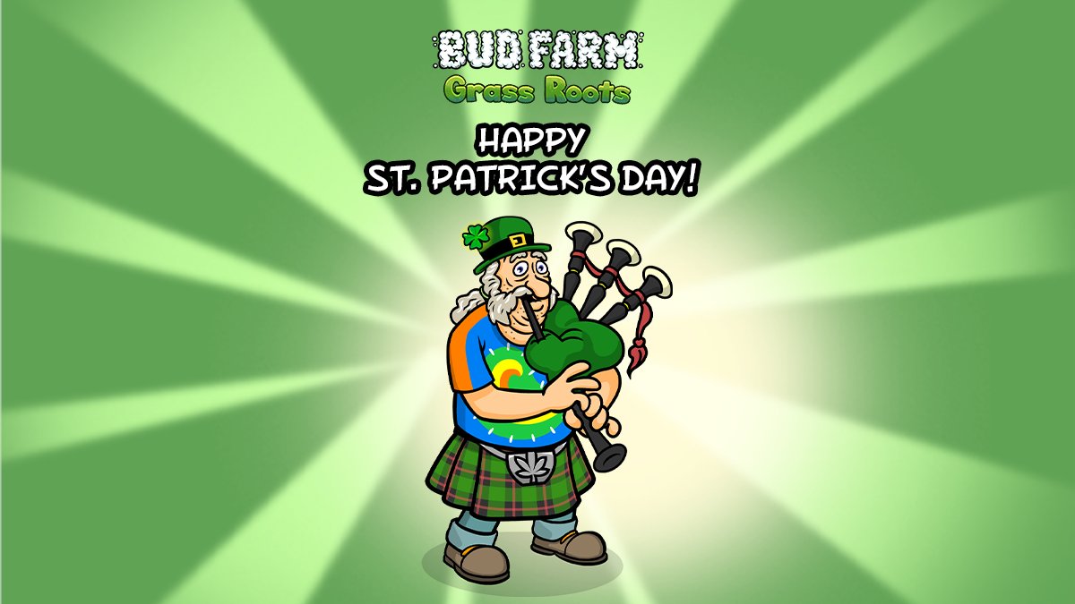 Hey buds - Happy St. Patrick's Day! Check out Bud Farm Grass Roots and our DOUBLE REWARDS event!
DOWNLOAD:  bit.ly/PaddysBFGR

#budfarm #budfarmgrassroots #420gamers #420gaming #420daily #420everyday #gamerslife #gamerscommunity #gamersonly #idlegames