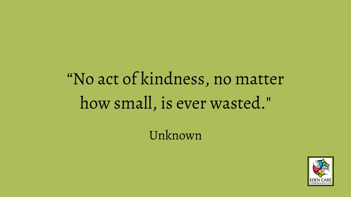 EdenCareComm's tweet photo. Kindness matters, no matter what. ✌

#bekindalways
#bekindduringcovid
#bekindtoday
#bekindtodayandalways
#bekindtoeachother
#edencarecommunities
#edencarecommunitiesfoundation https://t.co/wg3T8qTYGE