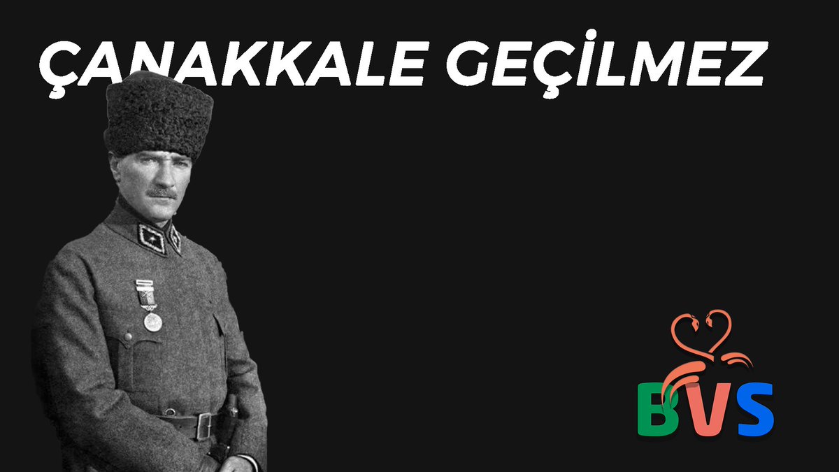 Çanakkale Zaferi'nin 107. yılında Atamızı ve kahramanlarımızı saygıyla anıyoruz. 
Çanakkale Geçilmez! 🇹🇷
#çanakkalegeçilmez