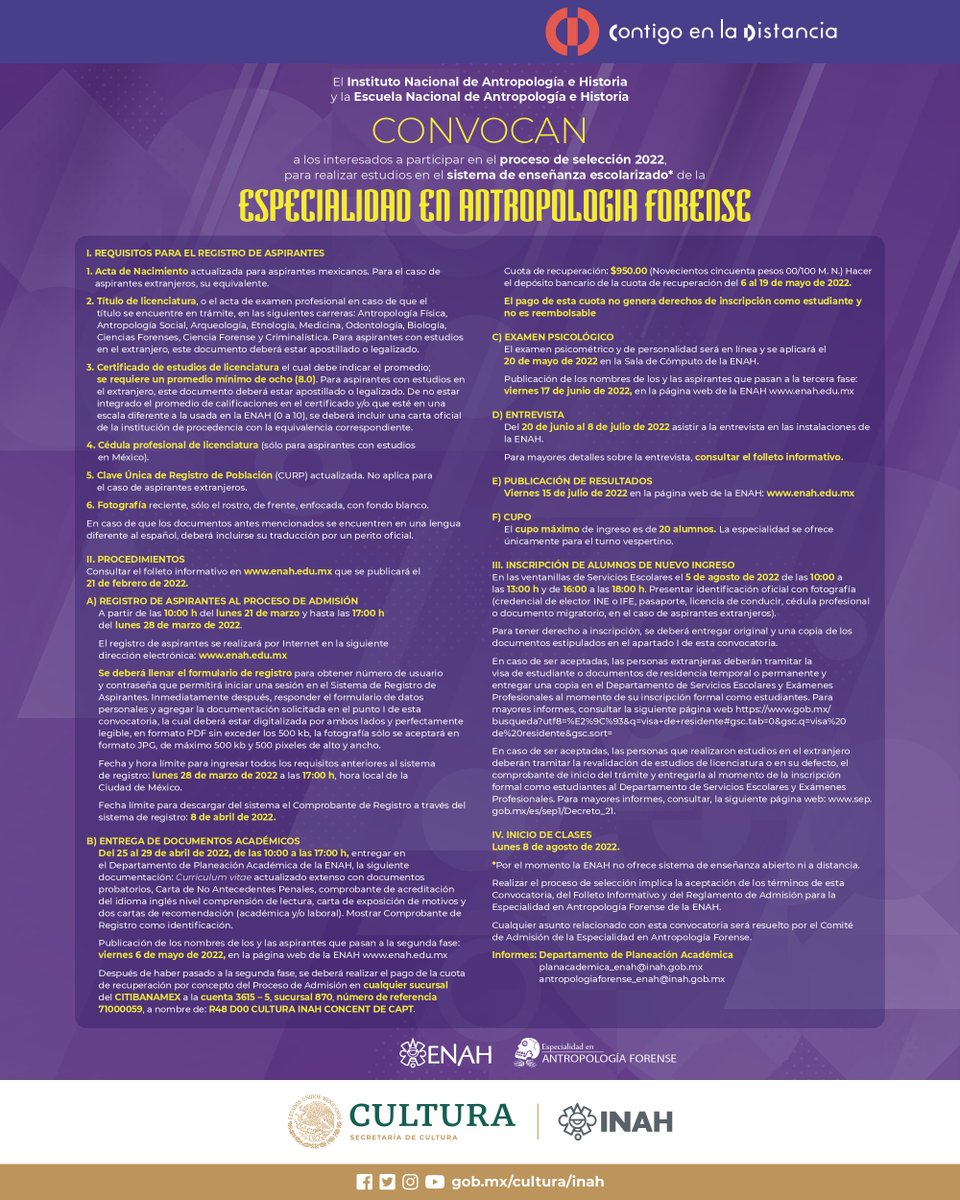 ESCUELA NACIONAL DE ANTROPOLOGÍA E HISTORIA (ENAH) tweet media