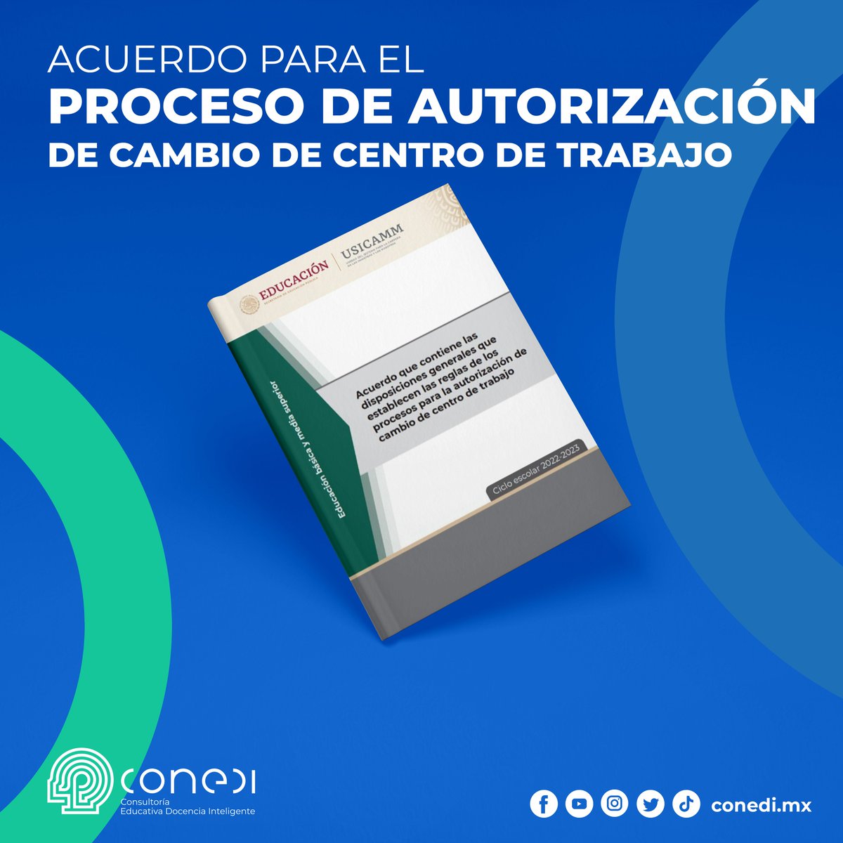 CONEDIMX's tweet photo. Se ha publicado el Acuerdo para el Proceso de Autorización de Cambio de Centro de Trabajo
A todos aquellos que estén interesados, les dejamos el enlace a continuación:
https://t.co/g0dSFpHxfm https://t.co/0x2y3kyHFJ