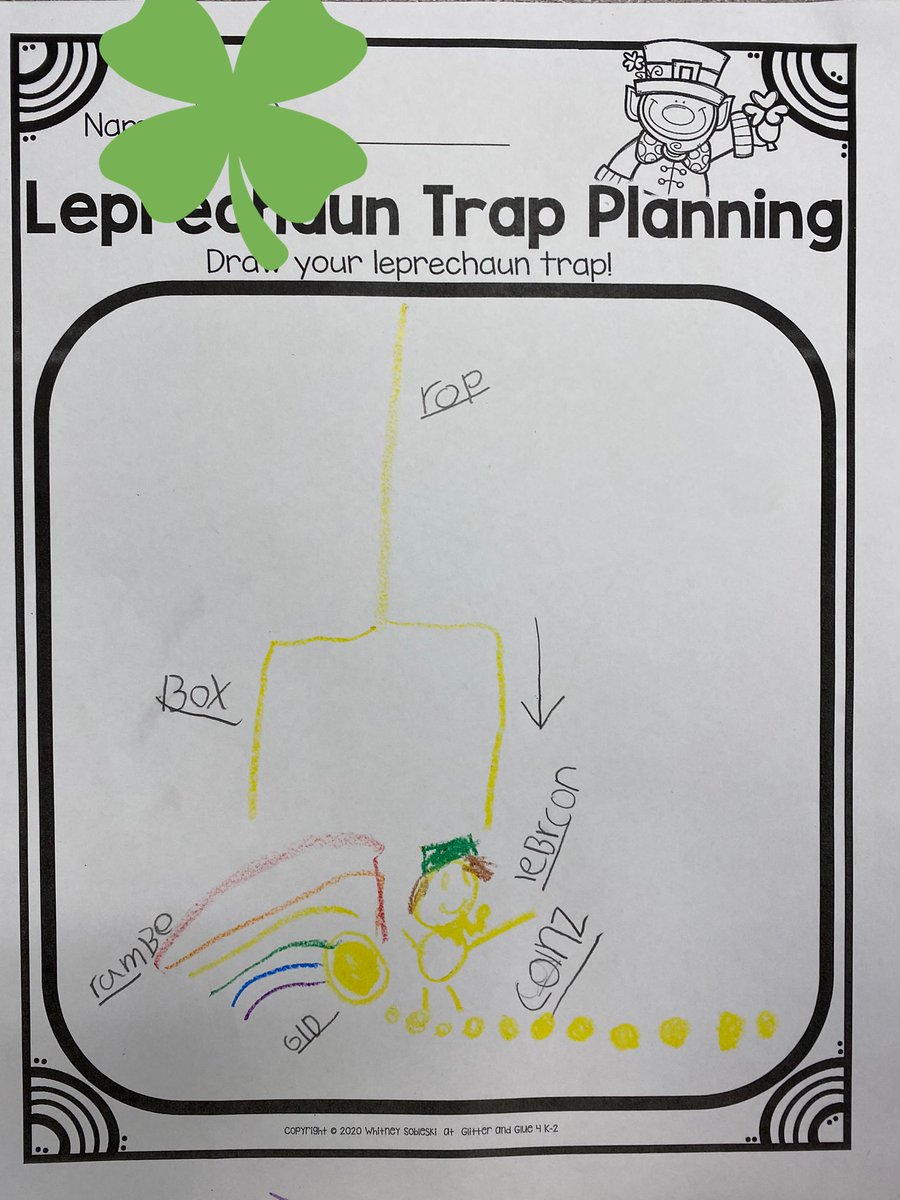 jovteach's tweet photo. We had so much fun planning how to catch a leprechaun! Groups worked together to decide on a plan, pick materials and build a trap to be tested! #LeprechaunTrap #WEStandTogether #BecomeBelongNYCSD @WESpolarbears https://t.co/8rArM2uzQZ