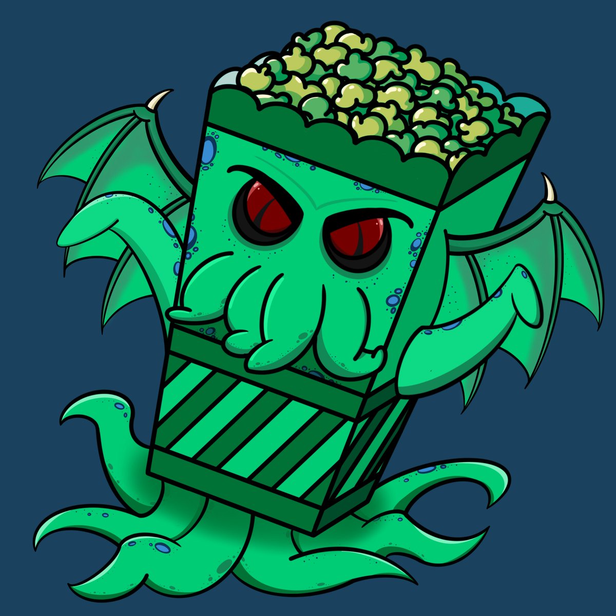 MovieClubNFT's tweet photo. Any Lovecraft fans in the house?? 🐉

Here's a #SneakPeek of an #MMC 1/1 I'm working on...

👀 https://t.co/aOFMzfFzQY