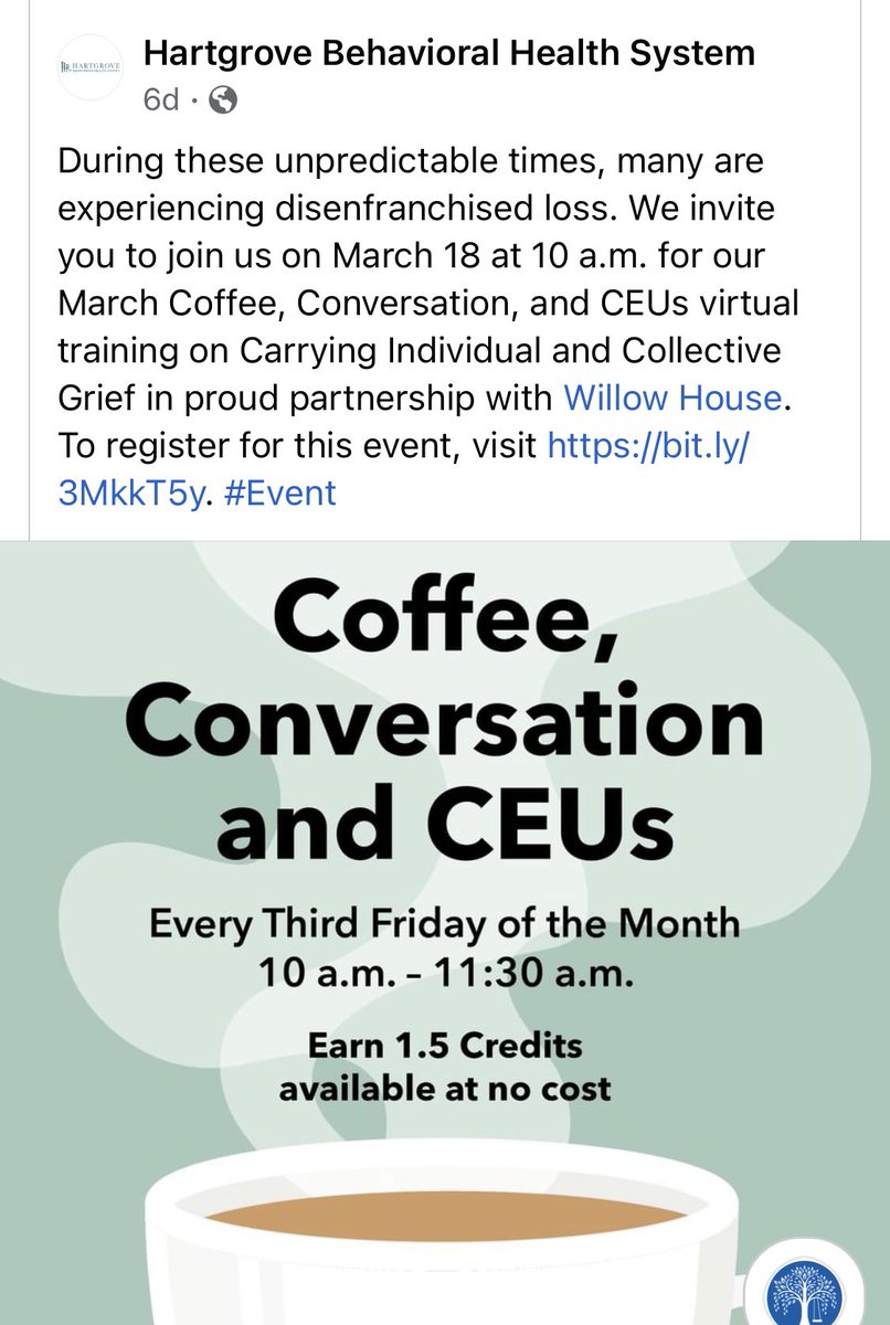 WillowHouse's tweet photo. #grief #griefhealing #online @HartgroveBHS https://t.co/7MsECkTsKf