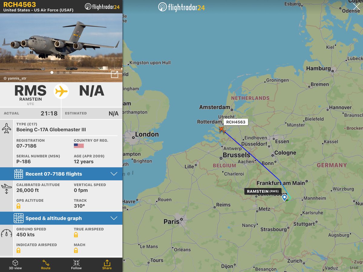 mil_scot's tweet photo. 🇺🇸#RCH4563 #USAF
AES:#AE20C7 GES:C1 2 .77186A - #MDFTX/ID77186A,RCH4563,AJZF102PQ076/MR1,/FXRRFL
NEXT LEG 121K. PYLD 34K. ETE 3 HOURS.
AND U R TANKERING ALL THE WAY THRU TO ETAR
I WILL SEND YOUR FPLN TO MODIFICATION.
FM JEFFD49B
https://t.co/sL2CGD7k8c https://t.co/uoXhuMLXCg