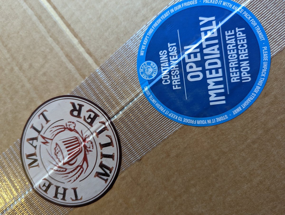 Always great to get a <a href="/themaltmiller/">The Malt Miller</a> delivery.