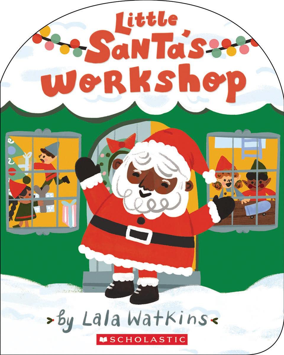I'm happy to share my new author-illustrated board book by yours truly! So excited to be part of the Cartwheel and Scholastic family! Look forward to more board books coming soon from me.😉 I hope you love Little Santa's Workshop. More soon!🥰✨ #boardbook #scholastic #kidlit