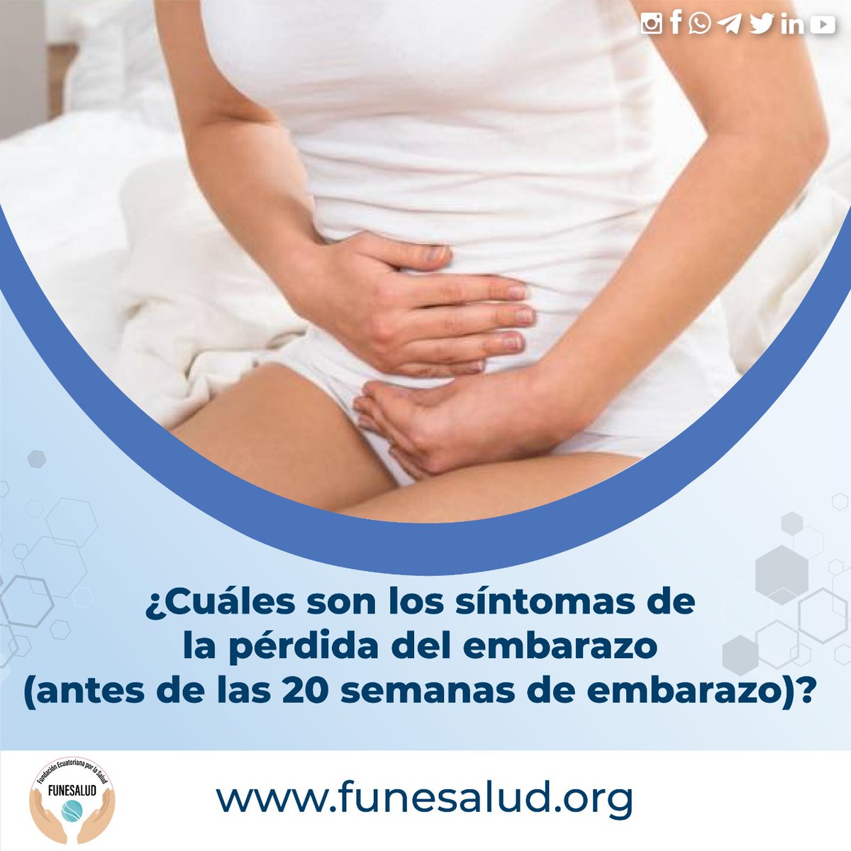 FuneSalud's tweet photo. ¿𝐂𝐨𝐧𝐨𝐜𝐢́𝐚𝐬 𝐥𝐨𝐬 𝐬𝐢́𝐧𝐭𝐨𝐦𝐚𝐬 𝐝𝐞 𝐥𝐚 𝐩𝐞́𝐫𝐝𝐢𝐝𝐚 𝐝𝐞𝐥 𝐞𝐦𝐛𝐚𝐫𝐚𝐳𝐨? 🤰🏻👼🏻

Leé nuestros siguiente post https://t.co/dQW4YcdbQU