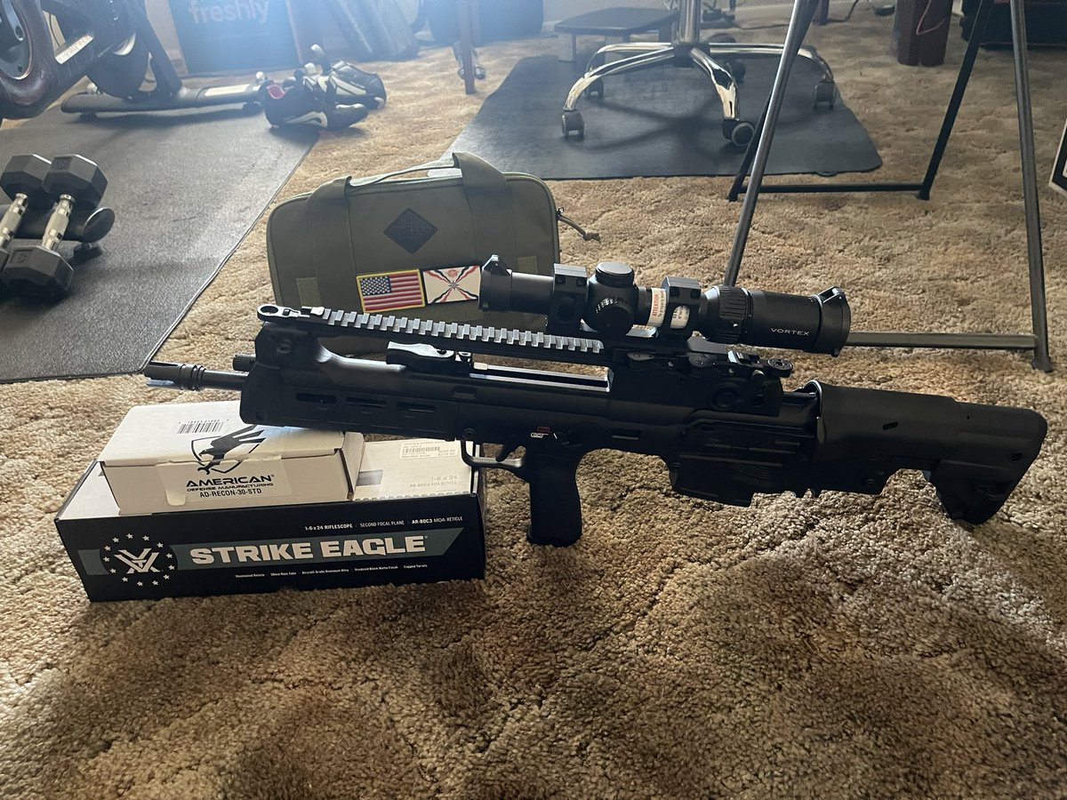 PhilTheAssyrian's tweet photo. She’s beautiful. @Springfield_Inc @VortexOptics #SpringfieldHellion #VortexOptics #PewPew #2ndAmendment #Freedom #ACCA https://t.co/gvuTzYvIZt