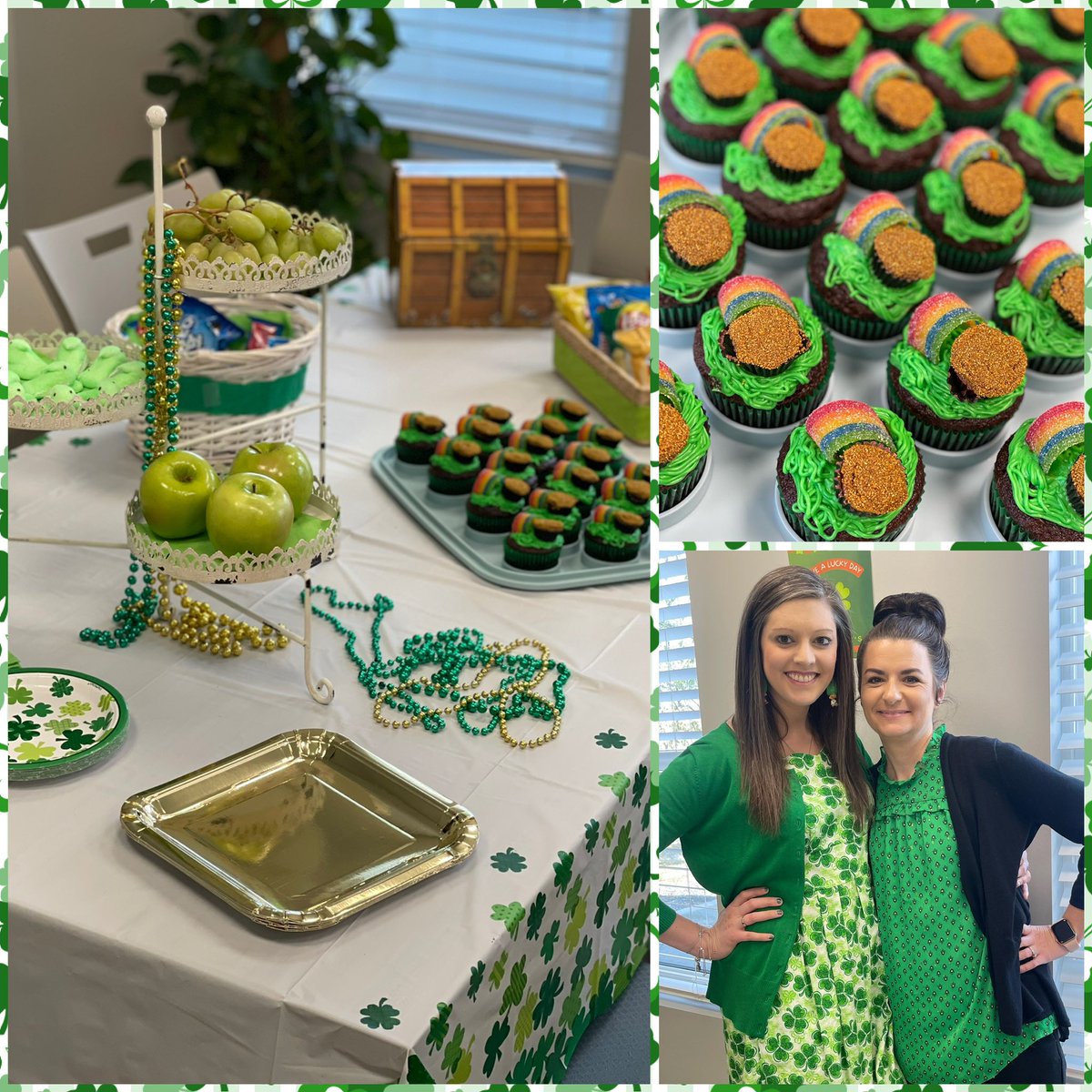 Happy St. Patrick’s Day from our “Luck of Leprechauns” to yours! 🍀 #LuckOfTheIrish #FourLeafClovers #StPatricksDay #PotOGold #Lucky 🌈