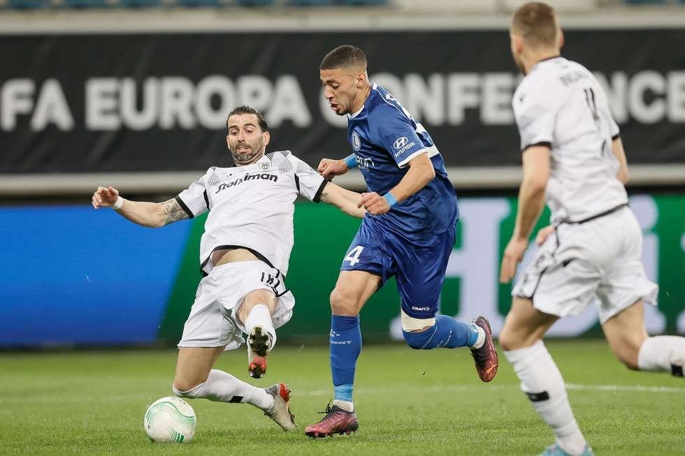 SystemFoot's tweet photo. [#UECL] Victoire 2-1 du #PAOK 🇬🇷 contre #Gent 🇧🇪 (cumul 3-1) !

⚽️ #Depoitre 40’

⚽️ #Crespo 20’
⚽️ #Douglas 77’

#GNTPAOK https://t.co/h28Z406Jjj