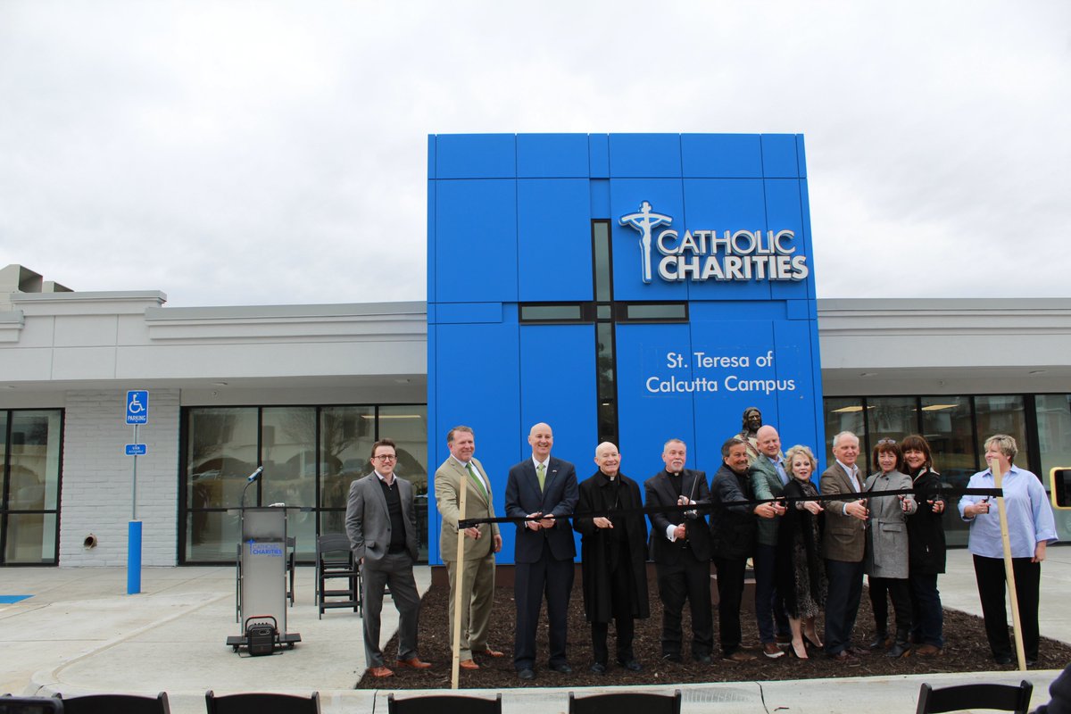 PeteRicketts's tweet photo. Catholic Charities does so much good around the state. It was an honor to attend the ribbon cutting of their new St. Teresa of Calcutta Campus in Omaha. Here, they will do even more good for our community. https://t.co/mSfQK6z634