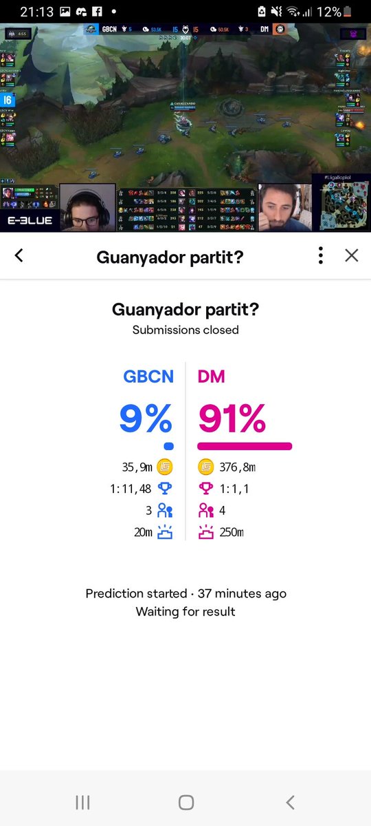GamingBarxelona's tweet photo. Pot estar el 91% del món equivocat??
Pot estar el 91% del món equivocat!!
Un any més som als playoffs de la lliga LLOP de #LeagueOfLegends
De @Gamesportsllei1 

#TrustTheProcess
#onlyfactsmatter
#playoffs
#enhorabonagamingbarcelona https://t.co/h8Tv0OgkfA